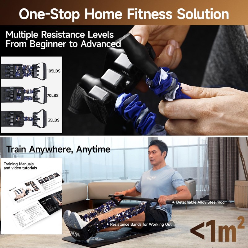 Innstar Multi-Function Resistance Bands for Working Out, Push Up Exercise