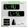 Reloj De Pared Digital Led Con Termómetro, Fecha,alarma