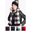 ScarvesMe Exclusive Buffalo Check Knit Winter Warm Long Scarf