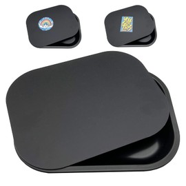 LOSTABA LOSTABA Rolling Tray with Magnetic Lid, Rolling Trays with Cover, Metal Tray with Cover. Come with Sticker (7x5)