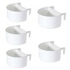 Moondown Farm 7.5cm White D Cup 5 Pack Animal Feeding