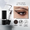 Black Eyeliner Pencil - Waterproof Smudge Proof Gel Eyeliner Pen