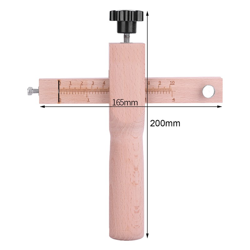 Adjustable Wooden Strip and Strap Belt Cutter Leather Hand Cutting