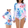 Mom and Daughter Matching Swimsuits Long-Sleeve: Girls 5 6 Years