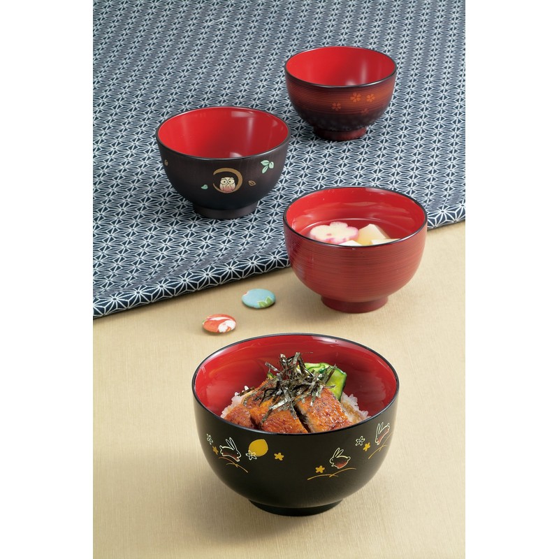 Bowl 黒内 Grain Moon Rabbit 4512951115178