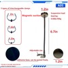 Yaroocvn Adjustable Flexible Action Figure Stand, Suspension Display Holder with