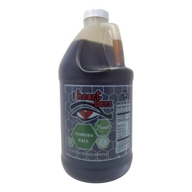 I HEART BEES Fall Blend Honey | 6 Pound Bottle | Raw and Unfiltered Honey | Kosher Certified