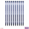 CLARO A-one Ballpoint Pens, BLACK, Medium Point (1.0mm), Pack of