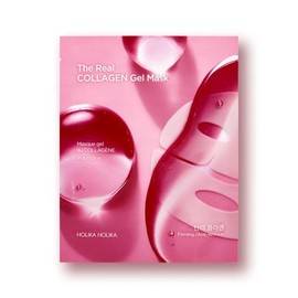 HOLIKAHOLIKA The Real Gel Mask, Holika Horika, Korea, Skin Care, Mask Pack, Collagen, Elasticity, CICA, Tsukasa, Hyaluronic Acid, Glutathione, Glossy (#Collagen)