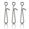 Dr.Fish 50 Pack Fast Fishing Snap Clips Stainless Steel Hanging