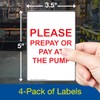 ComplianceSigns.com Vertical Please Prepay Or Pay at The Pump Label