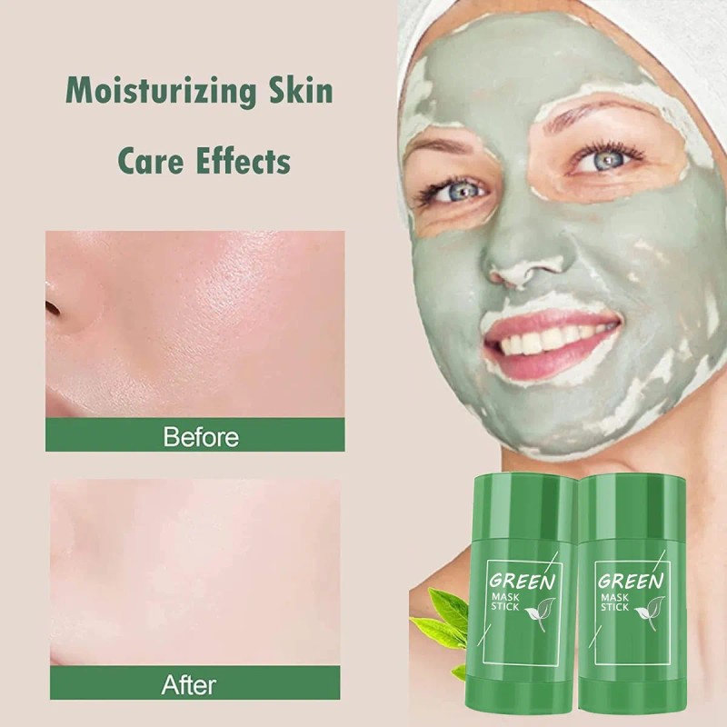 🔥 Mascarilla en barra de té verde para el rostro