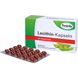 Twardy Lecithin Capsules, Pack of 60 Capsules