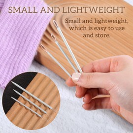 9 PCS Yarn Needle, 3 Sizes Nylon Thread Rope Threader Large Eye Tapestry Needle Weave Knitting Needles Yarn Sewing Needles for Hand Crafts Sewing Knitting Crochet