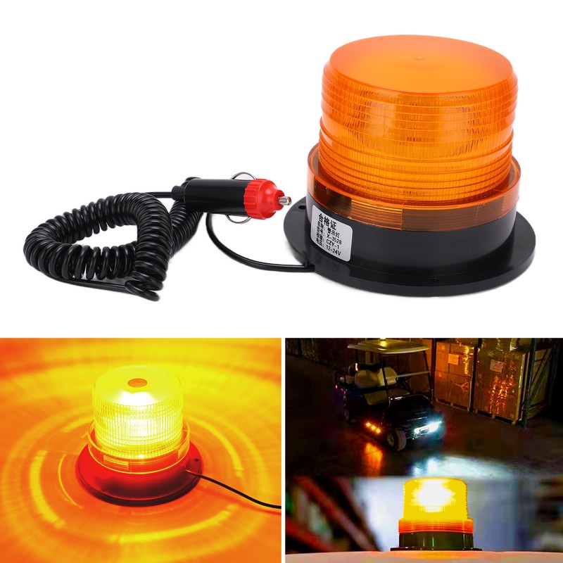 Car Warning Light LED Strobe Flash Light Magnetic Emergency Lamp