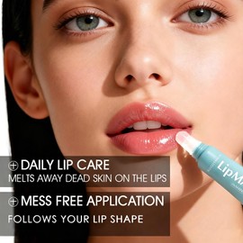 2Pcs Cooling Peel Off Lip Mask,Clear Lip Balm Gentle Exfoliator