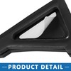 A ABSOPRO Car Door Corner Edge Guard Bumper Protector Black