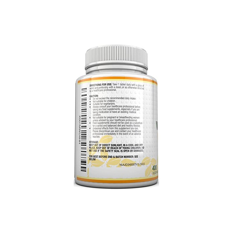Vitamin D3 4000 IU - 400 Tablets - High Strength