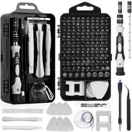 Destornilladores de Precisión Set de Precisión 115 en 1,Juego de Destornilladores,Herramientas de Reparación para Smartphone, PC,Portátil, Laptop, Reloj, Juguetes, Gafas, Destornillador Gafas
