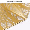 SWAIFDEE Etched Forest Metal Lampshade, Rectangle Large Lamp Shade Fitter