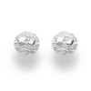 DUR O5077 Jewellery Stud Earrings Beach Waves Silver 925, Sterling