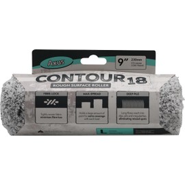 AXUS - 9" Contour 18 Rough Surface Roller Sleeve - AXU/RO9L