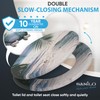 Sanilo Soft Close Toilet Seat ROUND, Quiet and Slow Close