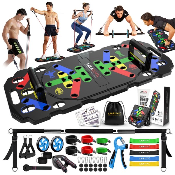 Indoor pectoral exercises: home push-up board bracket