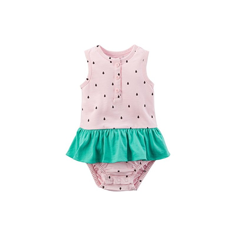 Carter's Baby Girls' Watermelon Sunsuit 6 Months
