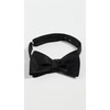 BOSS Men's Silk Jacquard Bow Tie, Black, One Size
