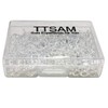 300PCS Mini Screw Eye Pin Pegs, 10 x 5mm Hooks,