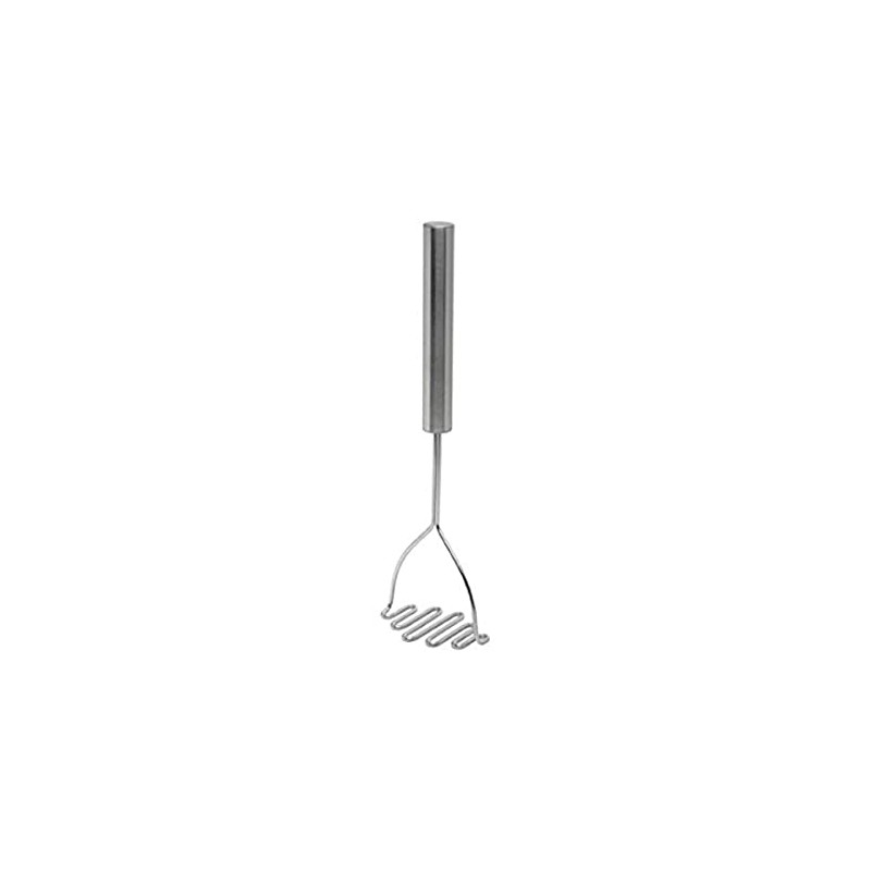 Genware NEV-1760 Potato Masher, 14", 355 mm, Stainless Steel