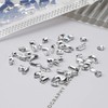 Chisafly Rhinestones, Nail Parts for Nails, 3D, Assortment, White, Sparkling,
