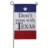 Gifted Living Don't Mess with Texas Garden Flag