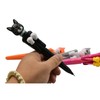Lopenle 4 PCS Cool Boxing Cat Pens Fun Catty Ballpoint