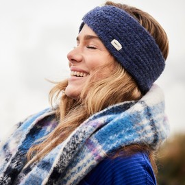 Barts Neide Headband Dark Heather, cream white