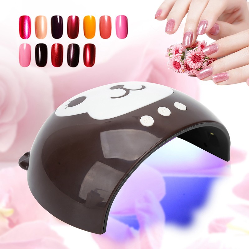 Cute Cartoon Monkey UV LED Nail Dryer 36W Gel Polish