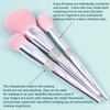 Bueart Design Elegant pink Ultra soft labeled Makeup Brushes Sets
