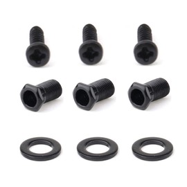 Musiclily Guitar Machine Heads Mounting Package, Black