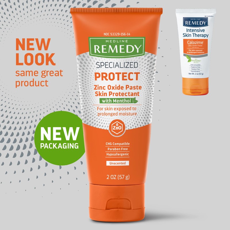 Medline Remedy Specialized Zinc Oxide Paste with Menthol (2 oz