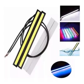 Hugo 4 Barras Tira Led Cob 17 Cm Luz De Dia, Niebla Drl Autos 4pz