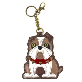 CHALA Dog Collection Women's Decorative Key Fob/Coin Purse Accessory (Bulldog)