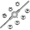 KEWAYO 8-Piece Metric Die Set, Carrying Steel Hand Screw Thread