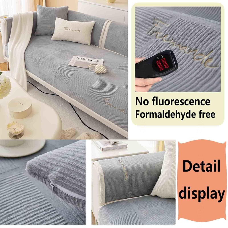 YSZBD Sofa Cover, Corner Sofa, Waterproof, L-Shape 1/2/3/4-Seater, Sofa Protector,