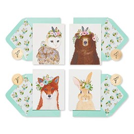Papyrus Tarjetas en blanco con sobres, animales del bosque (20 unidades)