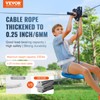 VEVOR Zip line Kits for Backyard，160ft Zip line Kit for