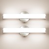 OOWOLF 2 Pack LED Vanity Light Bar for Bathroom, Dimmable
