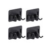4 Pack Mop Broom Holder Stainless Steel No Drilling Wall