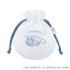 Flower Ring Drawstring Pouch (Sanrio Characters) Cinnamoroll LSR-P005-B