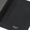 Hazzys (대구신세계)블랙 로고패턴 소가죽 중지갑 HJWA4F836BK (Daegu Shinsegae) Black Logo